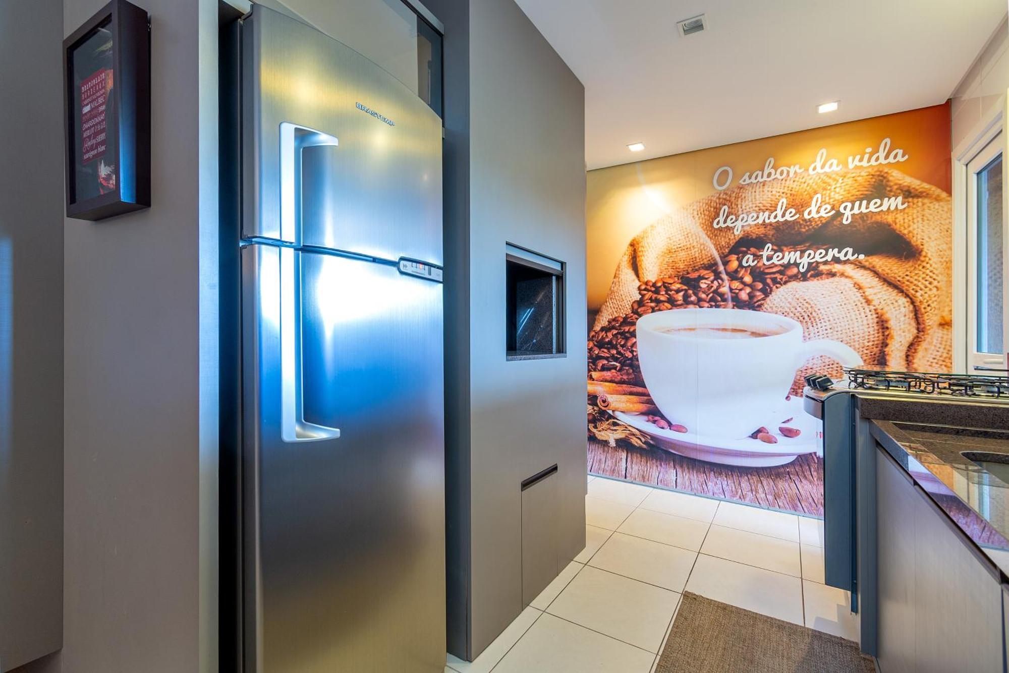 Luxuoso Apartamento Central Para 10 Pessoas Gramado Bagian luar foto