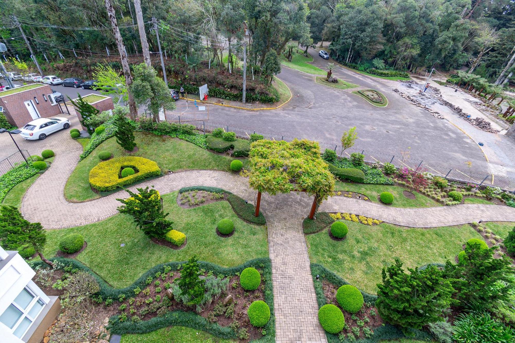 Luxuoso Apartamento Central Para 10 Pessoas Gramado Bagian luar foto