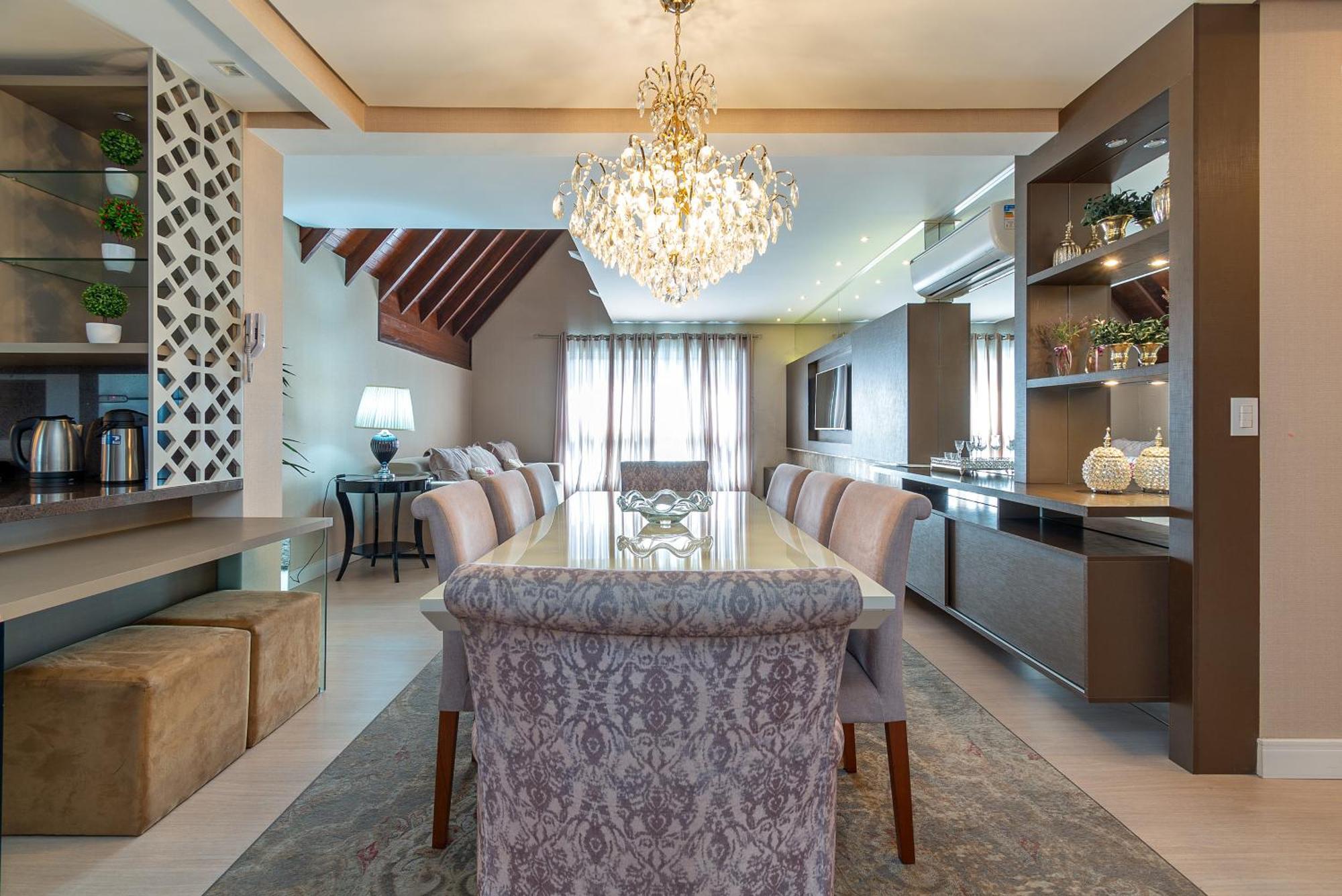 Luxuoso Apartamento Central Para 10 Pessoas Gramado Bagian luar foto