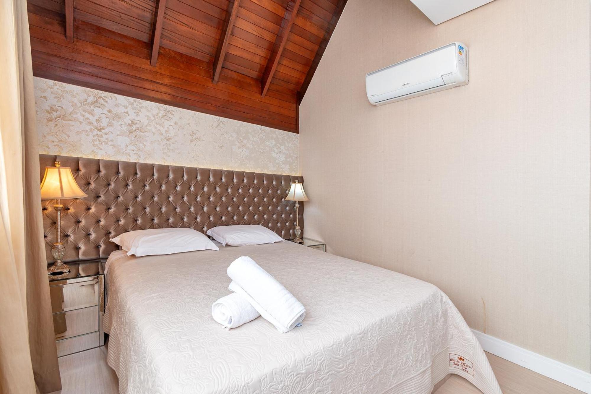 Luxuoso Apartamento Central Para 10 Pessoas Gramado Bagian luar foto