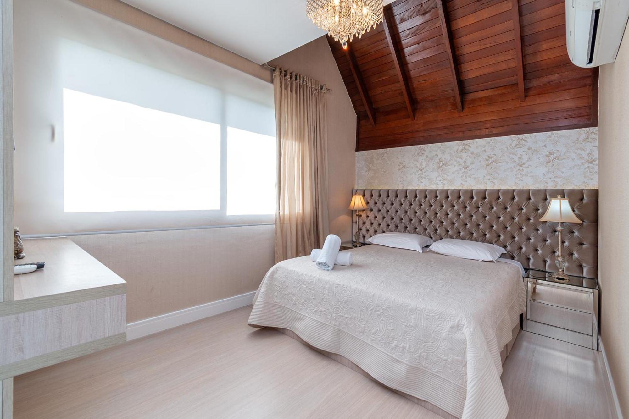 Luxuoso Apartamento Central Para 10 Pessoas Gramado Bagian luar foto