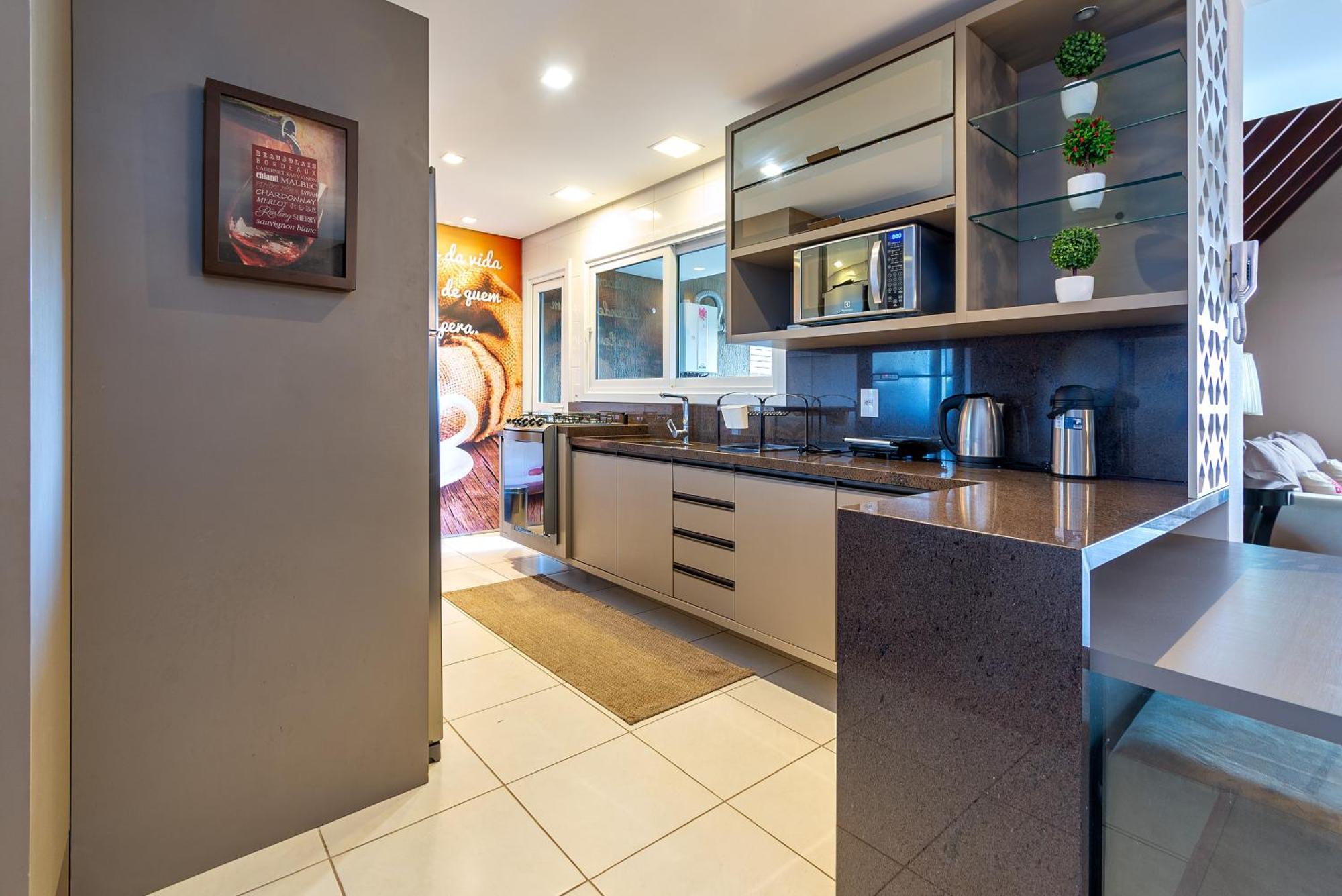 Luxuoso Apartamento Central Para 10 Pessoas Gramado Bagian luar foto